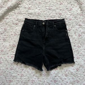 Silver jeans high rise baggy shorts
